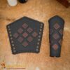 Fantasy Bracers Handcrafted Genuine Leathercraft for LARP and Cosplay