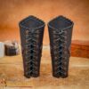 Fantasy Bracers Handcrafted Genuine Leathercraft for LARP and Cosplay