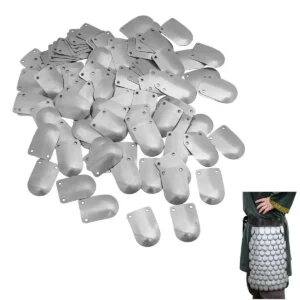 Birka Lamellar Loose Steel Plates for Viking Scale Plate Armor – Set of 100 Pcs