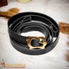 Roman Sword Hanging Genuine Leather Belt - 25130BK 8 Roman Sword Hanging Leather Belt