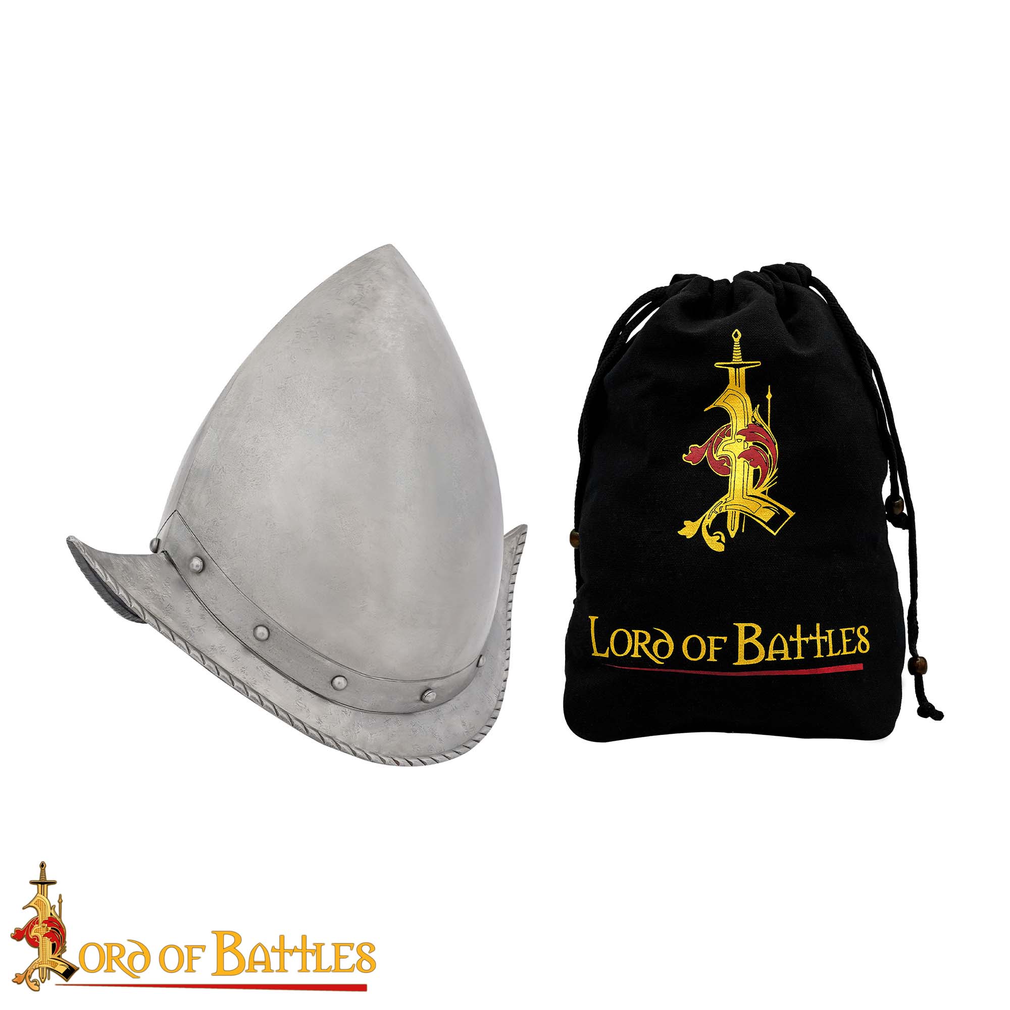 Spanish Morion Cabasset Helmet of the Tercios 16th Century Armo-25161AL 3 Morion Cabasset Helmet