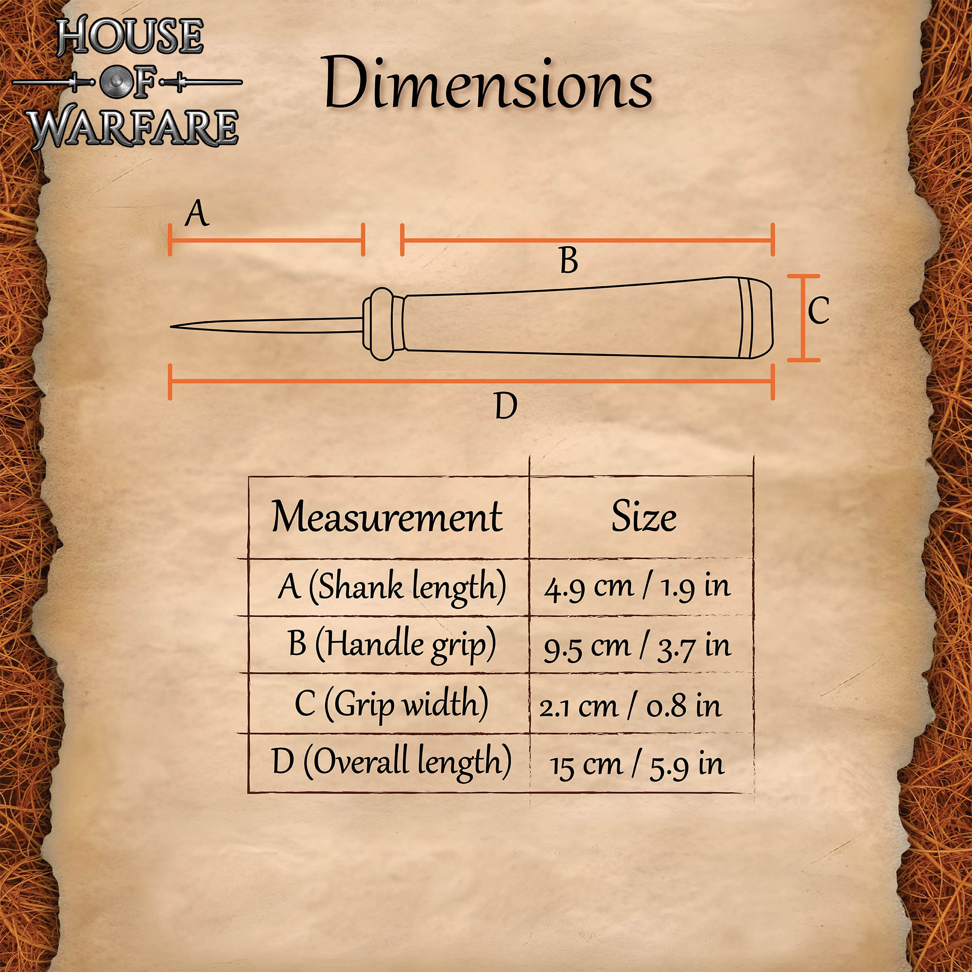 Leather Needle Awl -Polished Wooden Handle | Traditional Stitching Tool Leather Needle Awl