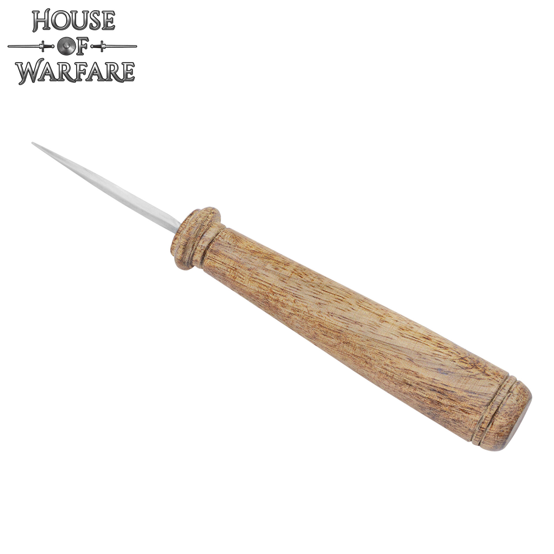 Leather Needle Awl -Polished Wooden Handle | Traditional Stitching Tool Leather Needle Awl
