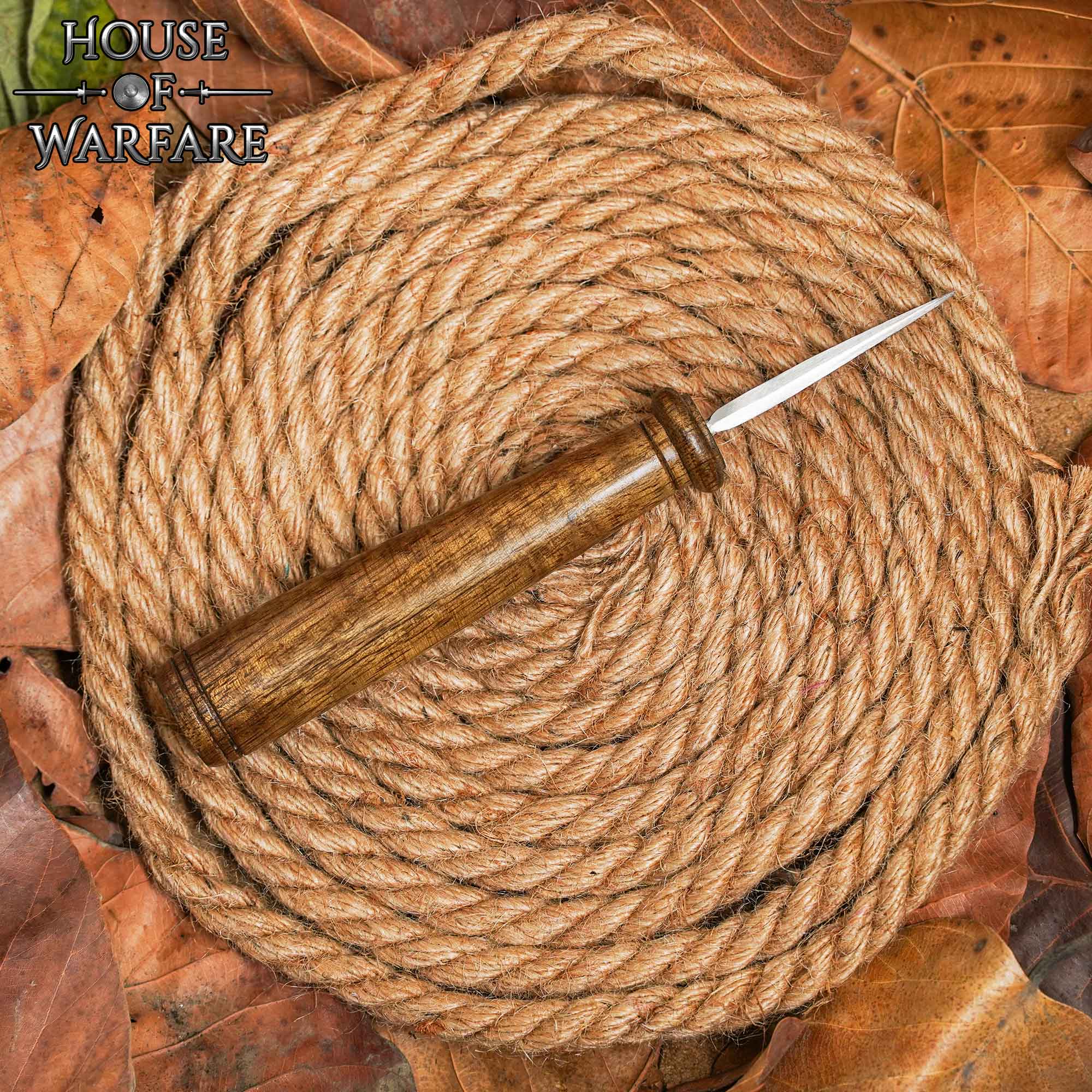 Leather Needle Awl -Polished Wooden Handle | Traditional Stitching Tool Leather Needle Awl