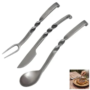 Hand Forged Rustic Cutlery Set