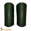26089GR_1 Mjolnir Leather Bracers