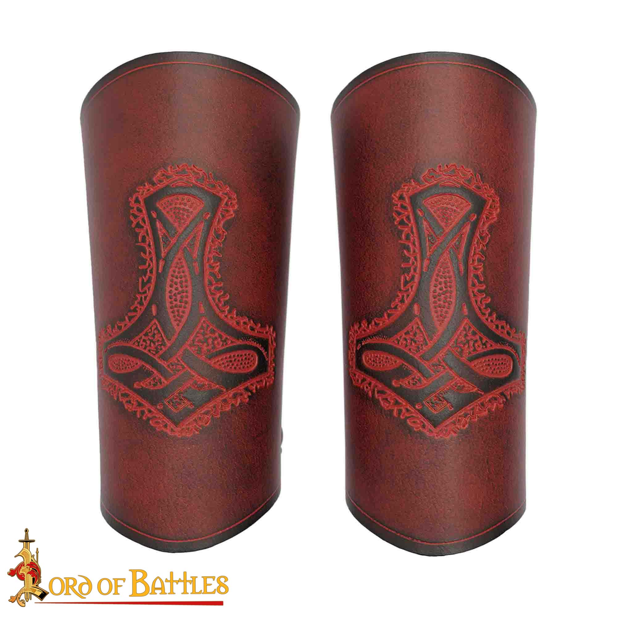26089M_1 Mjolnir Leather Bracers