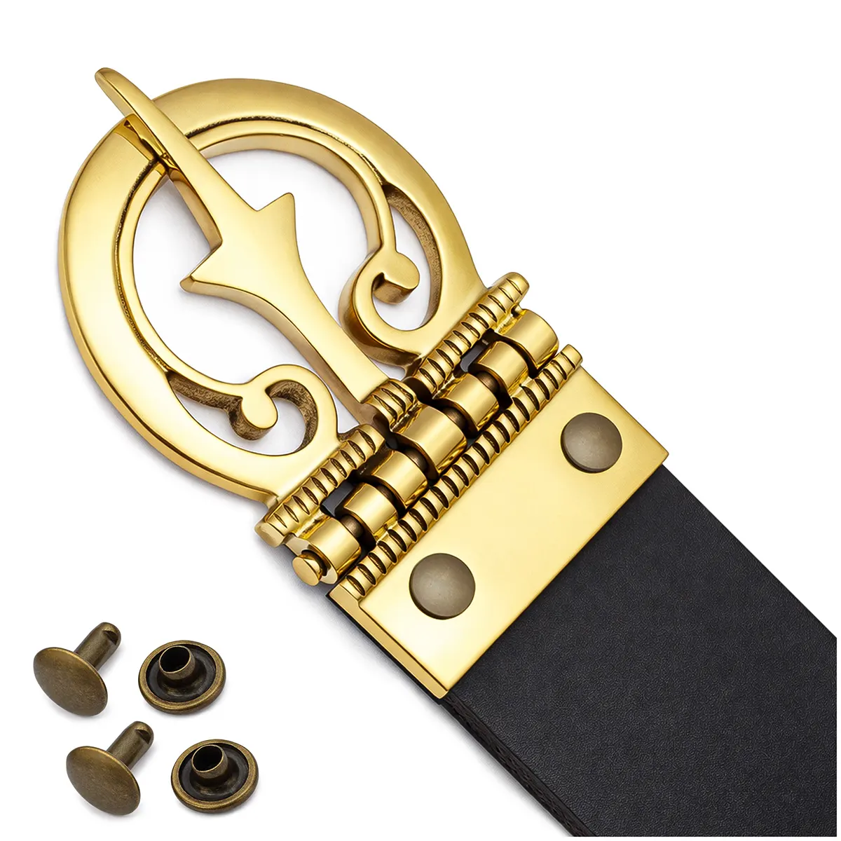 Roman Brass Belt Buckle