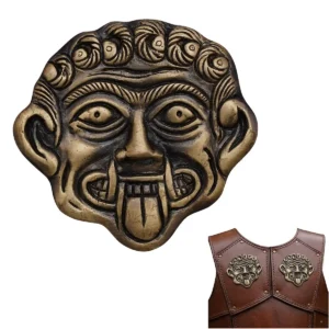 Gorgon Medusa Brass Phalera