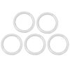 Nickle Coated Steel Ring Set of 5 1.5inches