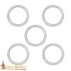 Nickle Coated Steel Ring Set of 5 1.5inches