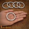 Nickle Coated Steel Ring Set of 5 1.5inches