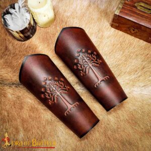 genuine leather bracers