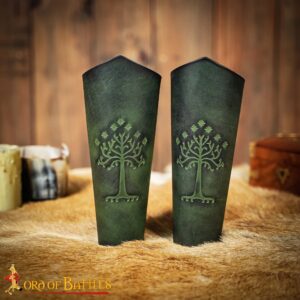 genuine leather bracers