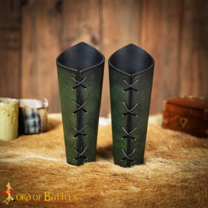genuine leather bracers