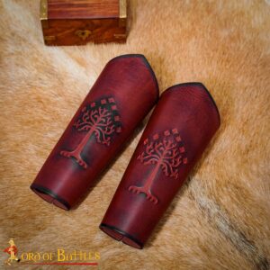 genuine leather bracers