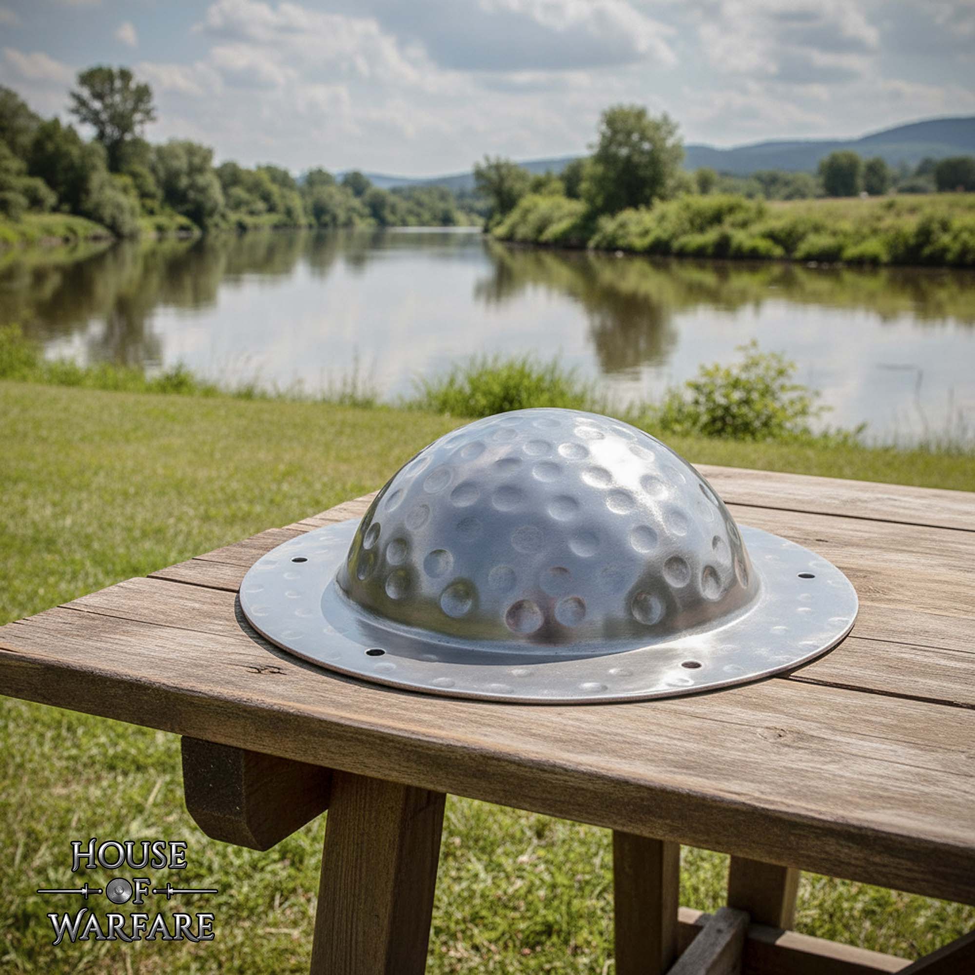 Hand-Forged Medieval Shield Boss Polished Hammered Umbo-700456 1 Umbo