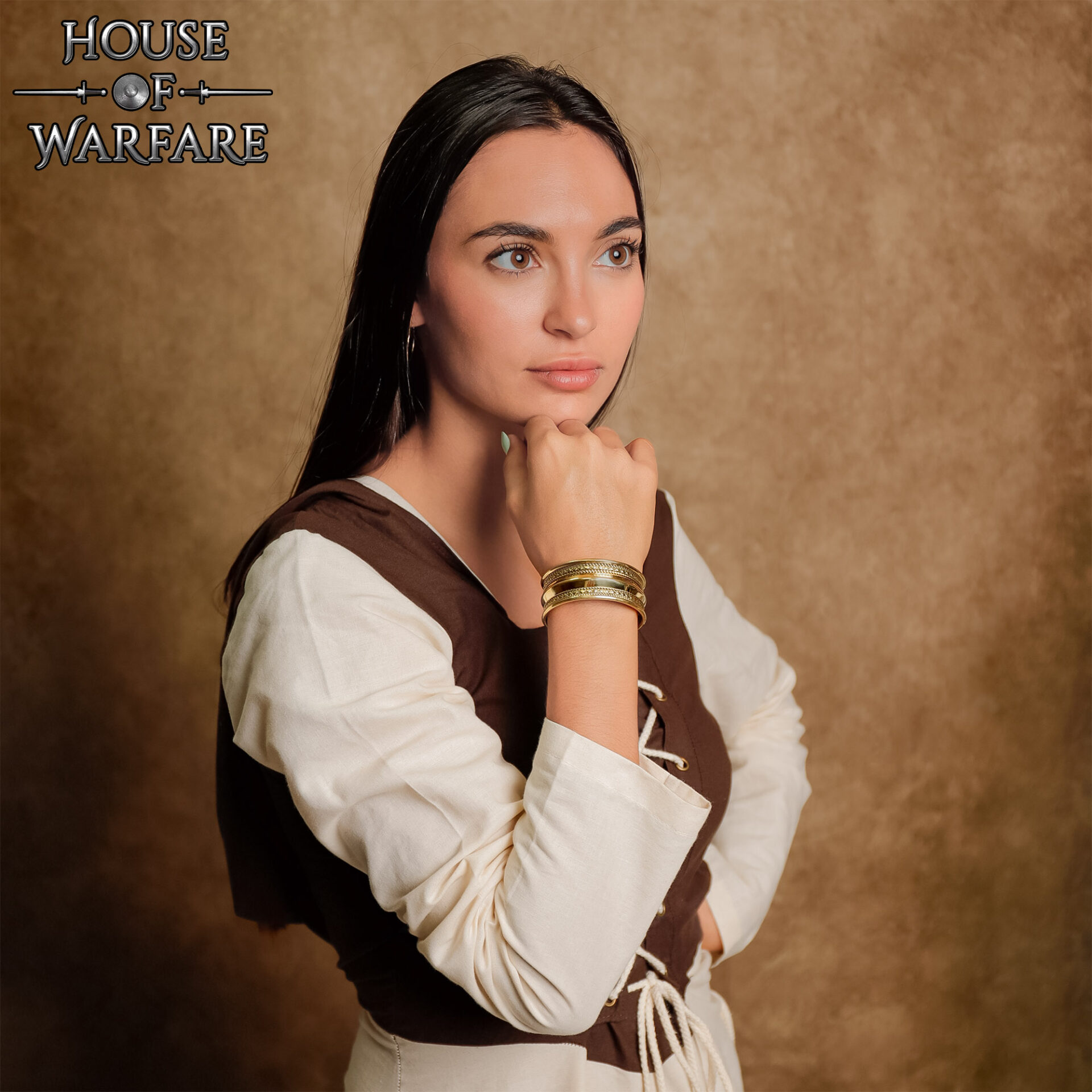 Medieval Pure Brass Bracelet Wristlet-701060 1 Medieval Brass Bracelet