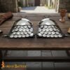 Medieval Scale Spaulders Shoulder Armor Steel - 25109N20 Spaulders