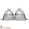 Medieval Scale Spaulders Shoulder Armor Steel - 25109N20 3 Spaulders