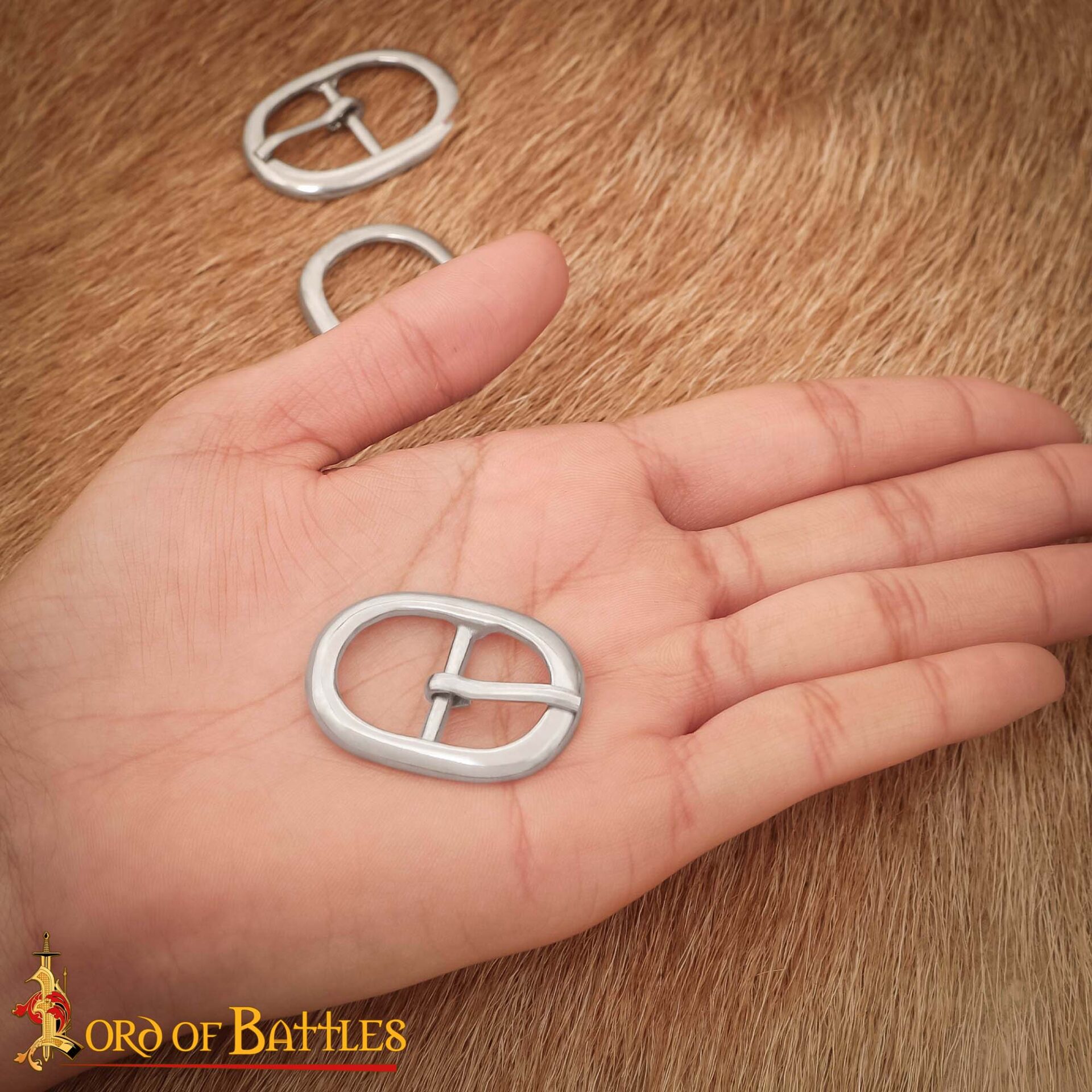 Ever Bright Oval Belt Buckle Nickel Plated Nickel Plated Buckles