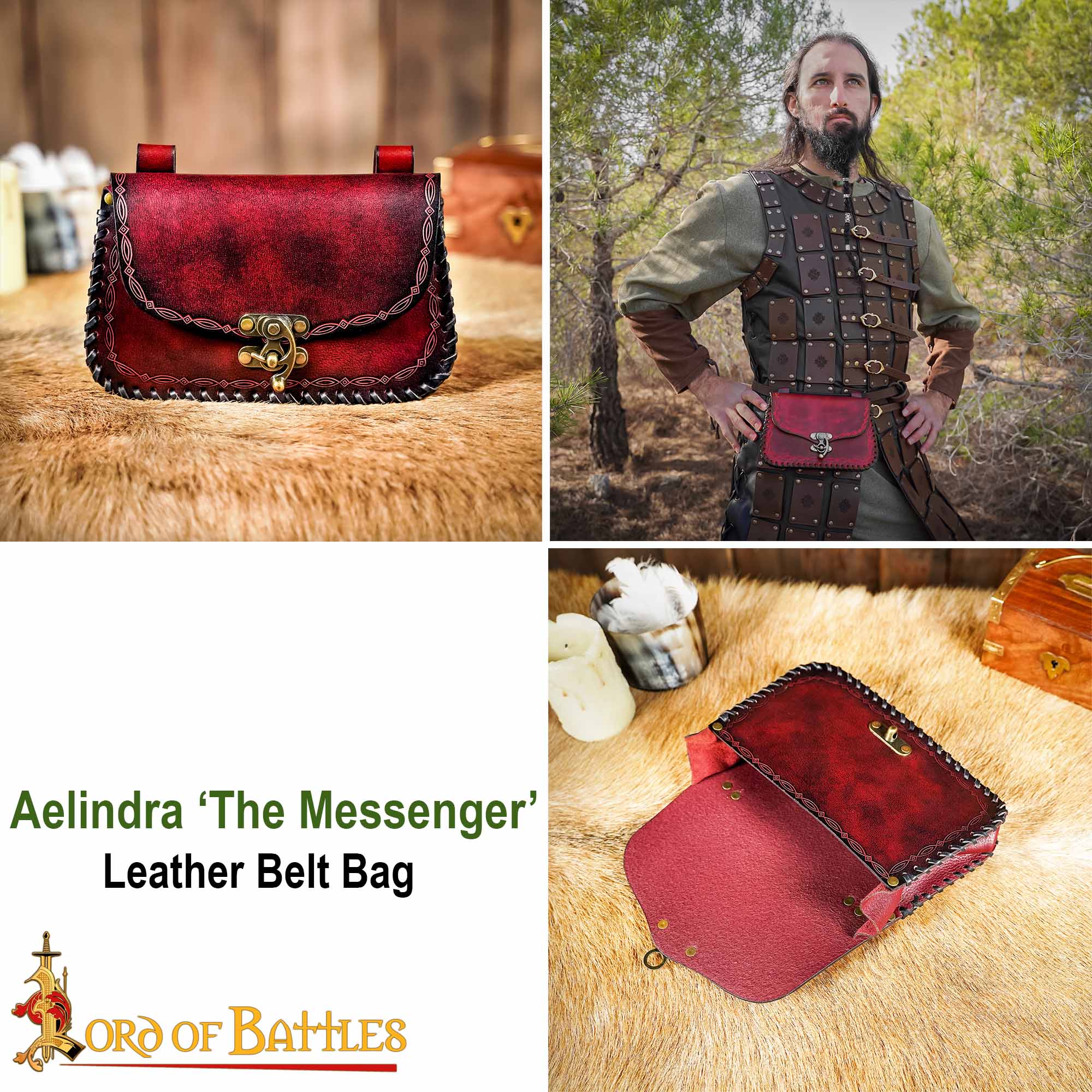 medieval Leather Belt