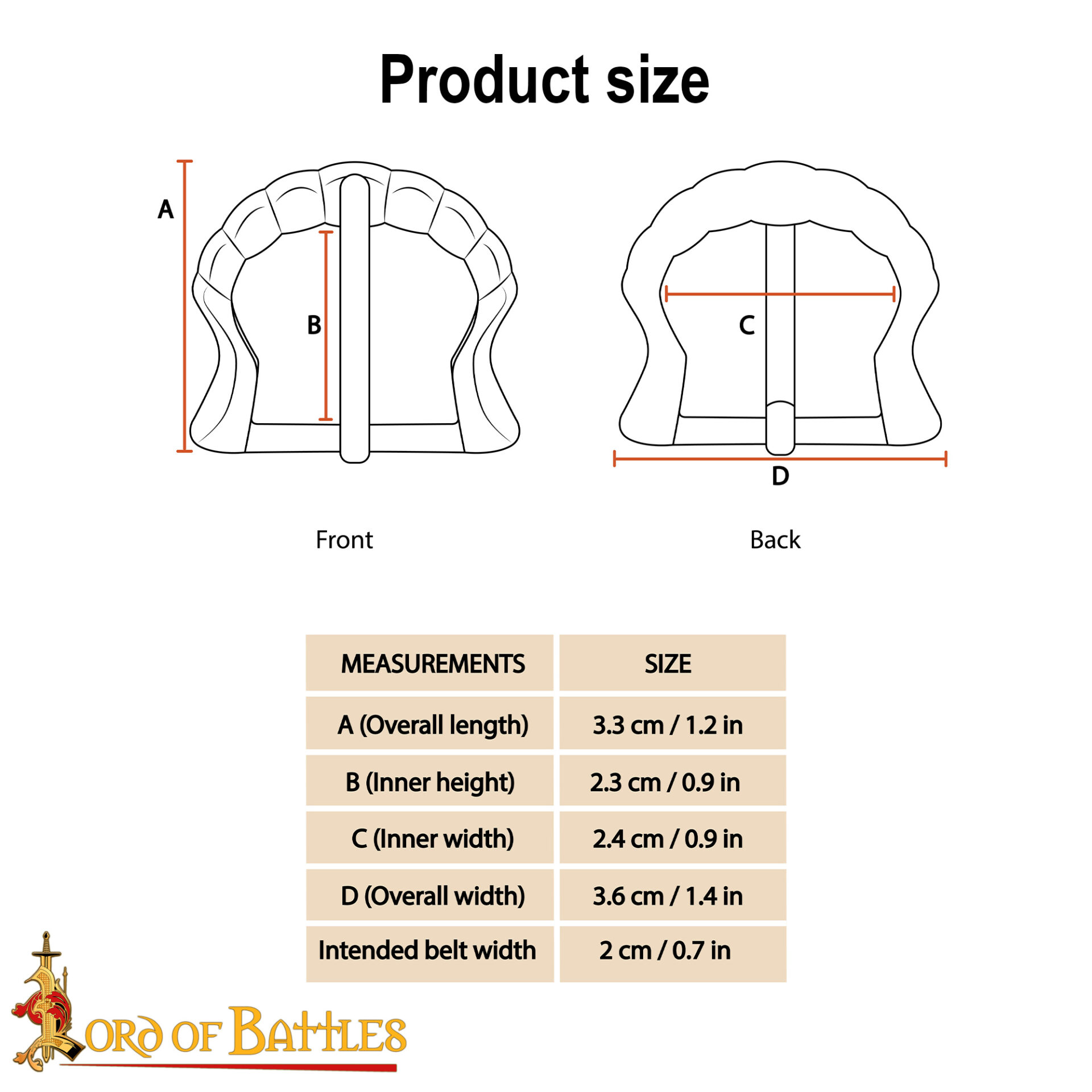 15th Century Medieval Brass Buckles25433-3pcs 2 Medieval Solid Brass Buckle