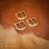 15th Century Medieval Brass Buckles25433-3pcs 4 Medieval Solid Brass Buckle