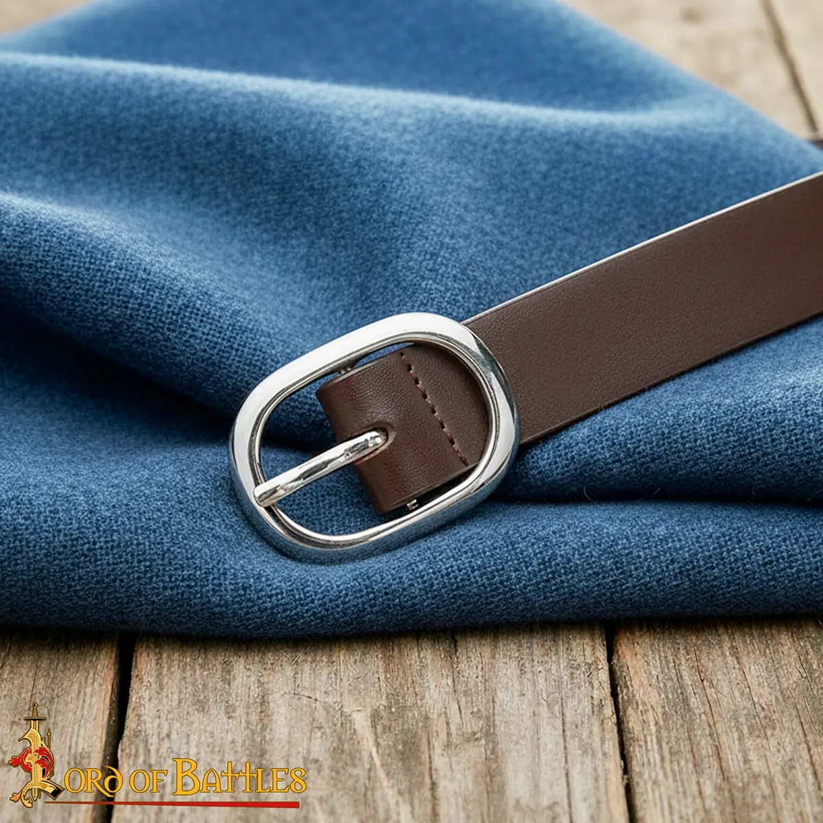 Nickel Plated Oval Belt Buckle for Leather Craft - Image 4