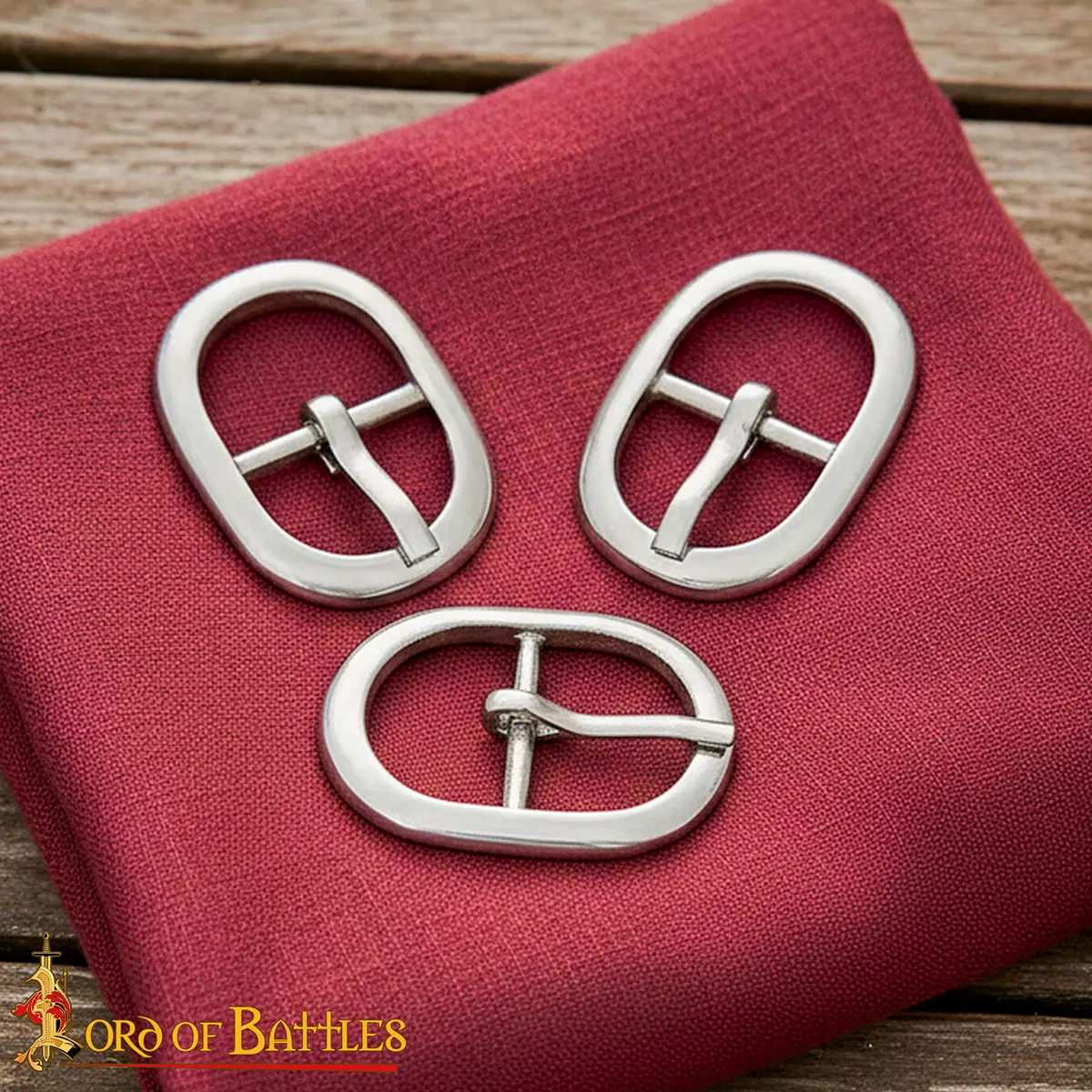 Nickel Plated Oval Belt Buckle for Leather Craft - Image 6