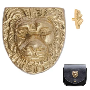 NemNemean Lion Head Brass Decorationean Lion