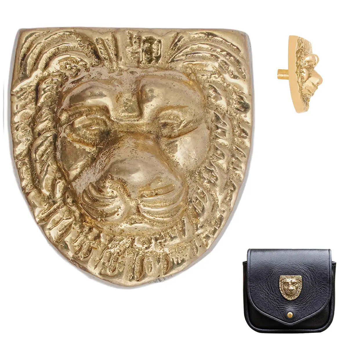 26299-Featured-Ai NemNemean Lion Head Brass Decorationean Lion