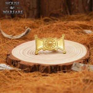 Viking Solid Brass Decoration for Leather / Apparel
