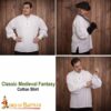 17th Century Pirate Cotton Shirt with Drawstring Neck-7701W 6 Shirt cotton flex