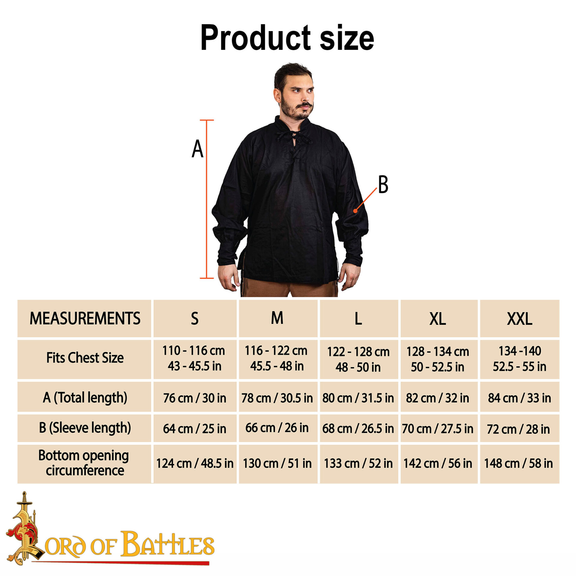 17th Century Pirate Cotton Shirt with Drawstring Neckk-7701BK 2 Shirt cotton flex