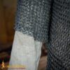 13th Century Chainmail Haubergeon Mild Steel Round Ring Round Riveted 10mm16g-161N 5 Chainmail Haubergeon
