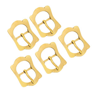 Late Medieval Pure Brass Buckles Set of 5