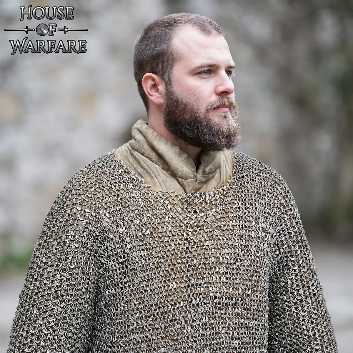 Chainmail Haubergeon 10mm Riveted Round Ring 16 Gauge, Aluminium - Image 6