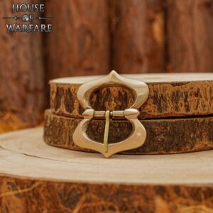 Late Medieval Solid Brass Buckle for Leather Belts / Straps