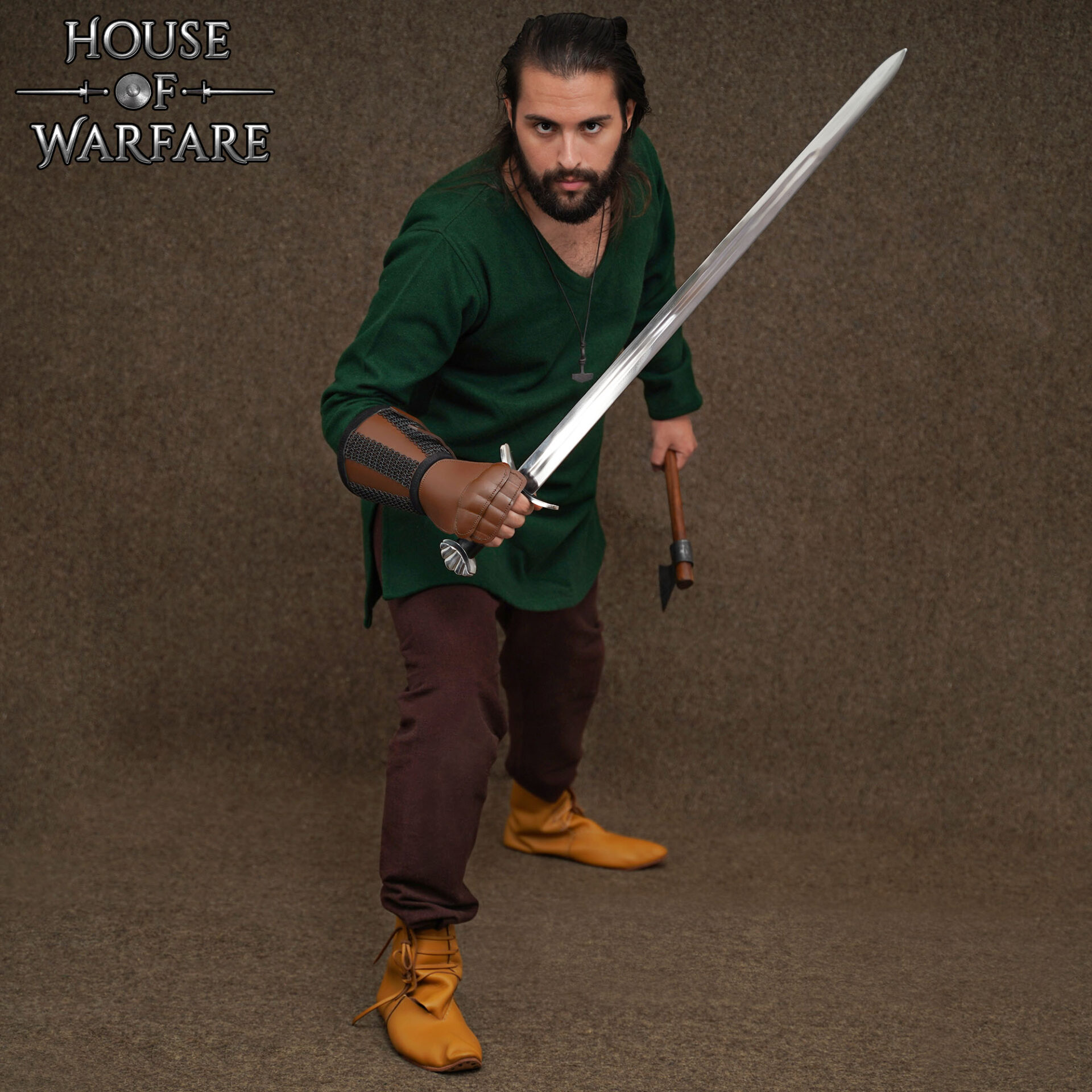 Fantasy Barbarian Chainmail Gauntlet