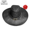 701758BKE_1 Van Helsing leather hat