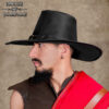 701758BK_4 Van Helsing leather hat