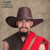 701758BRE_3 Van Helsing leather hat