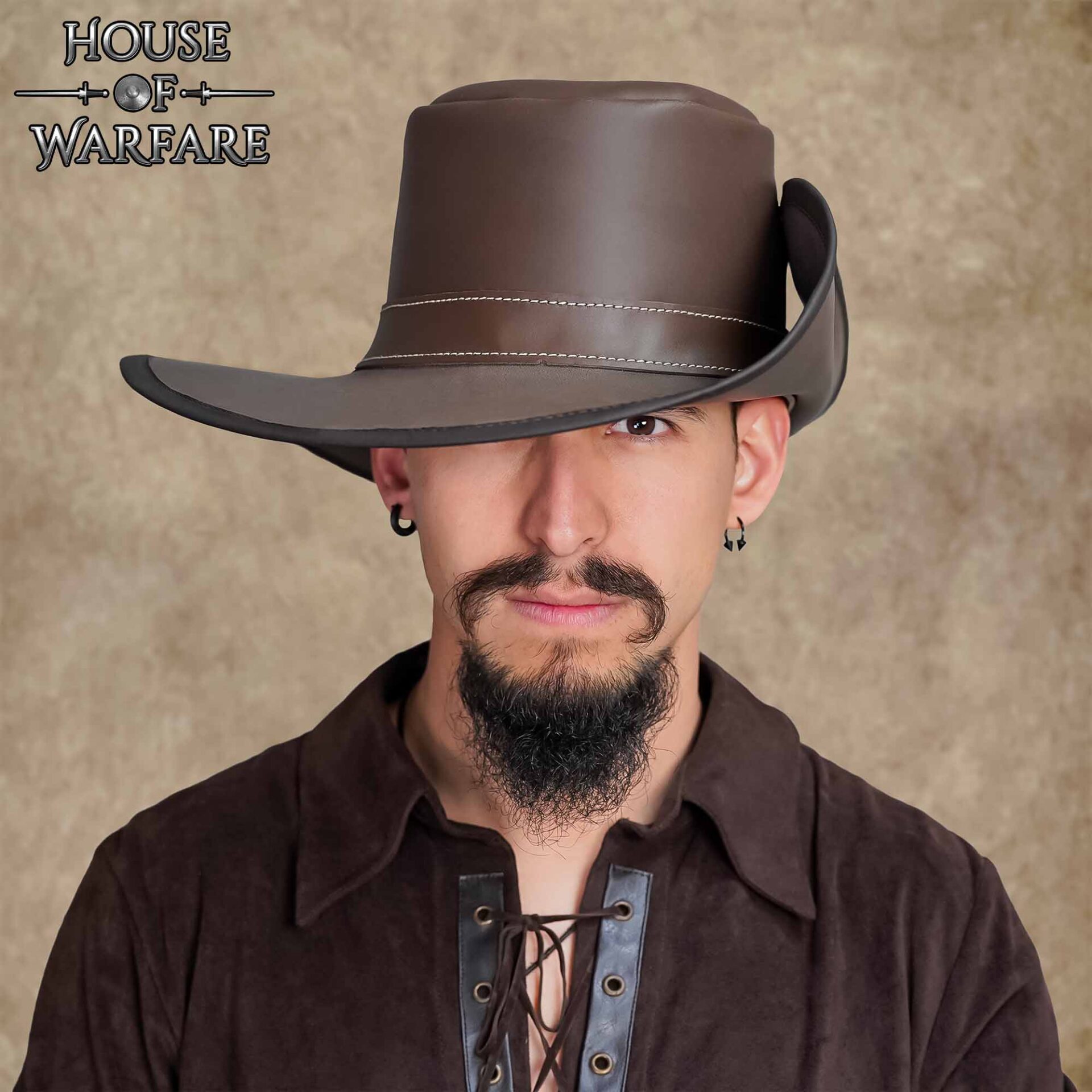Flandes Leather Hat