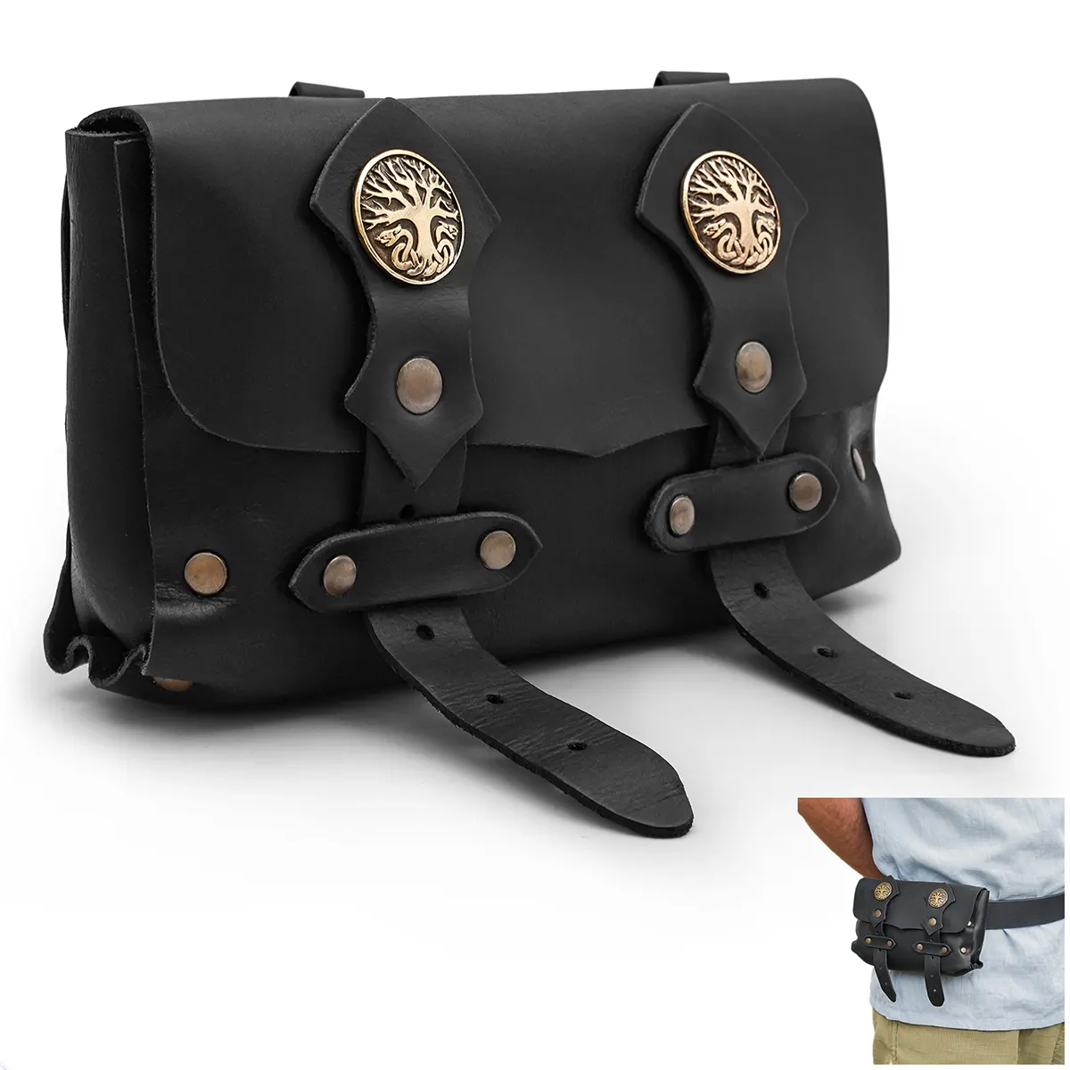 Toledo Leather Belt Bag
