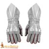 Medieval Steel Gothic Articulated Gauntlets Finger & Wrist Armor Protection - 25168 3 Gauntlets