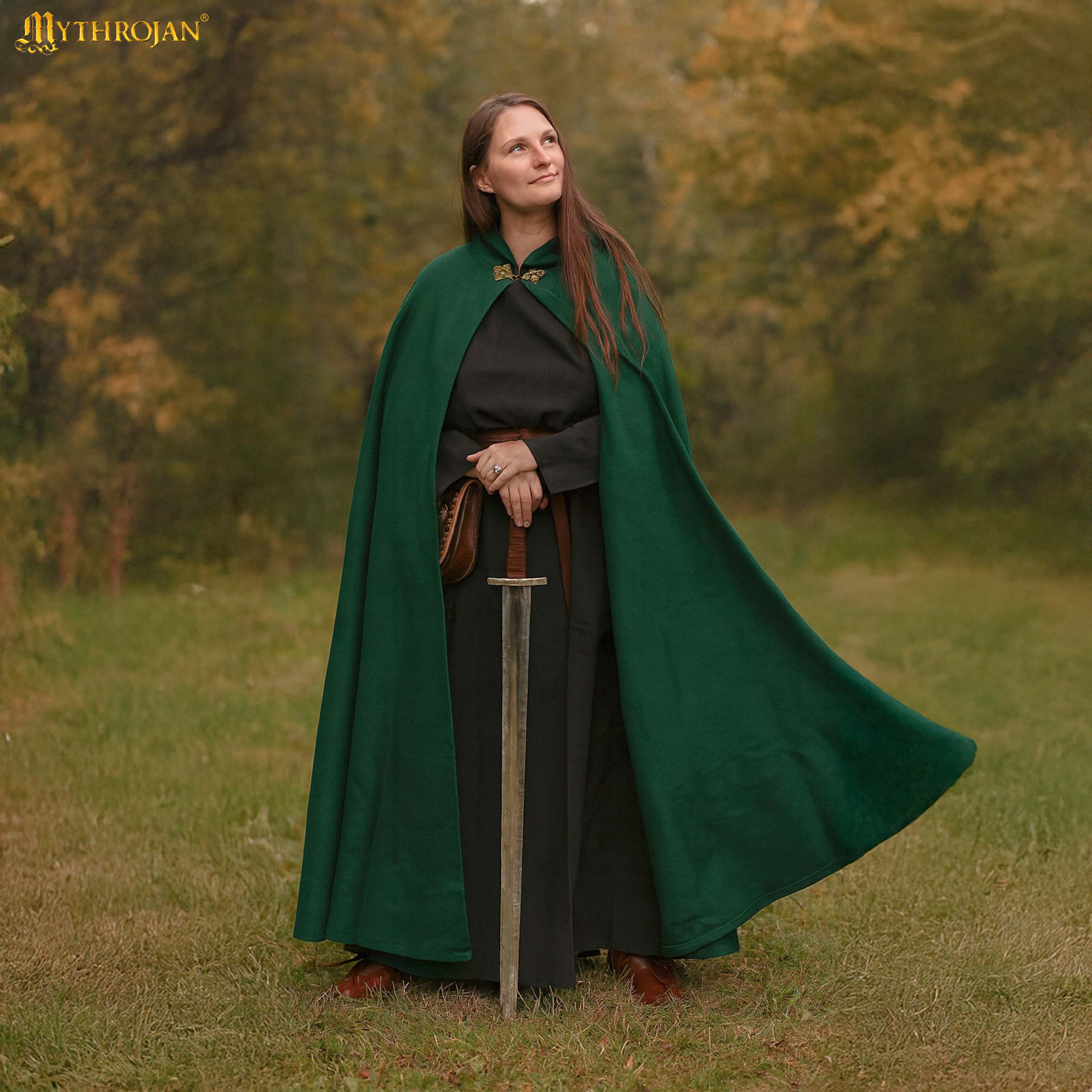Wool Hooded Cloak