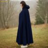 Wool Hooded Cloak