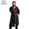 Templar Knight Crusader Tunic Black with Red Cross - 700929 3 Crusader Canvas Tunic