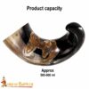 25400_ (3) The Tribal Face 500 – 600 ML Genuine Drinking Horn